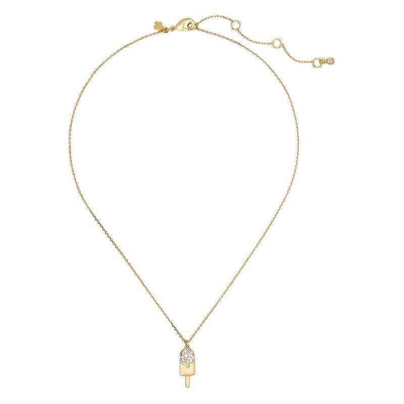 Kate Spade Ice Cream Design Copper Necklace Women's Gold KL445-necklace