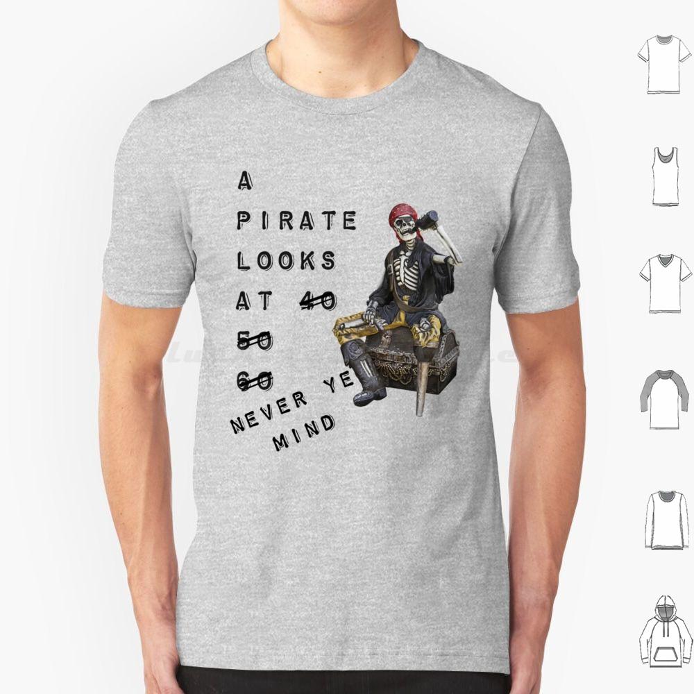 A Pirate Looks At 60 T Shirt 6xl Cotton Cool Tee Jimmy Buffett Beach Parrothead Margaritaville Buffett Parrot Surfing Pirate