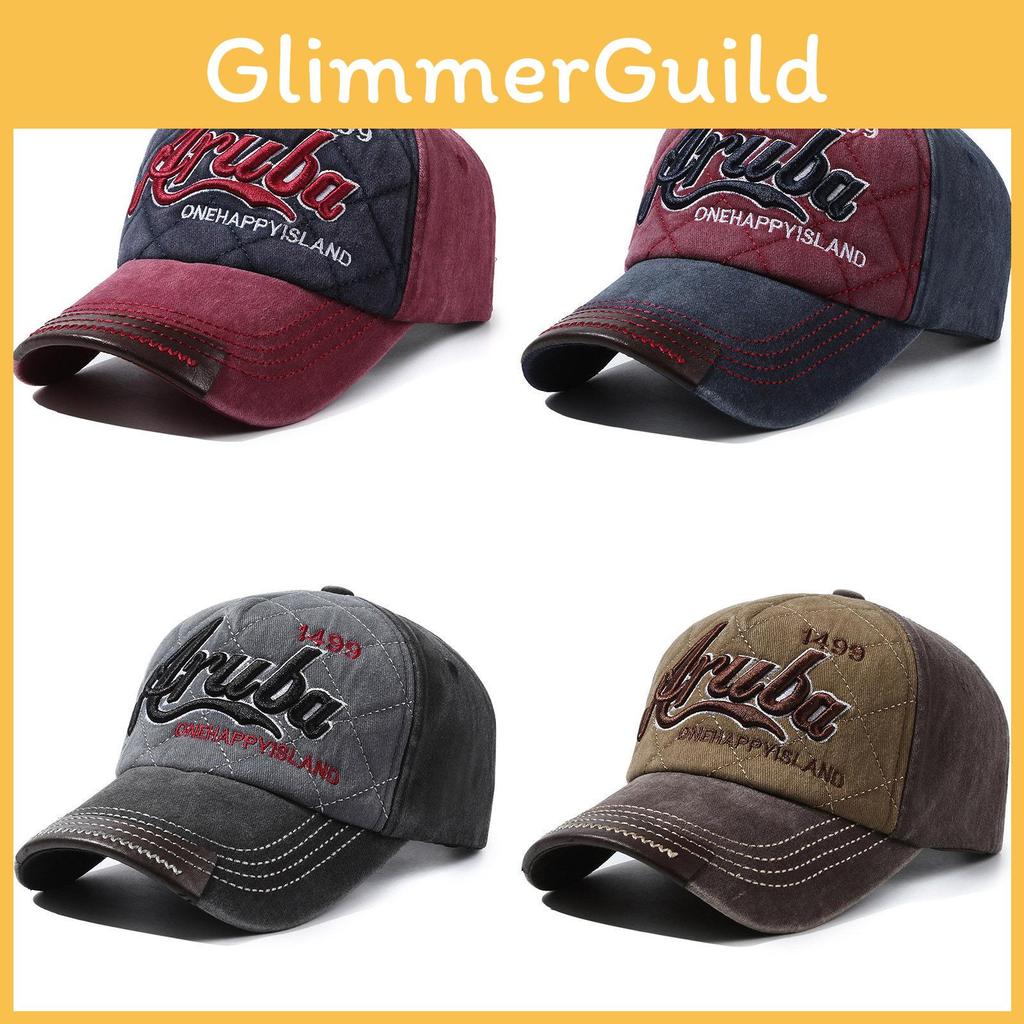 Baseball Alphabet Embroidered Cap Breathable Cotton Peaked Caps Adjustable Gift