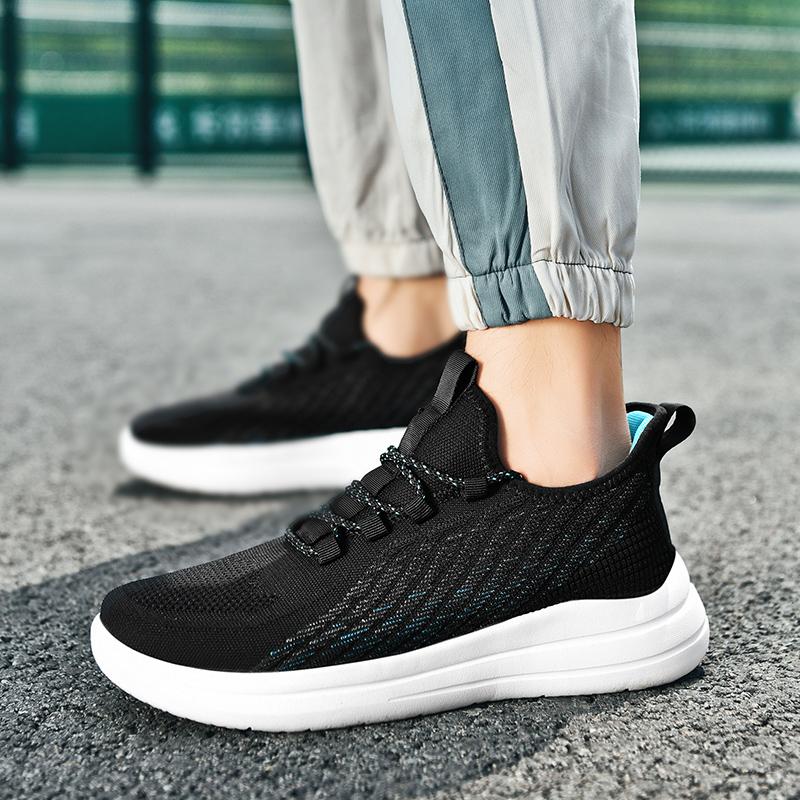 Fashion Chunky Sneakers Men Training Shoes Breathable Running Shoes Fashion Jogging Casual Shoes Slip On Walking Plus Size 48 Mesh Shoes