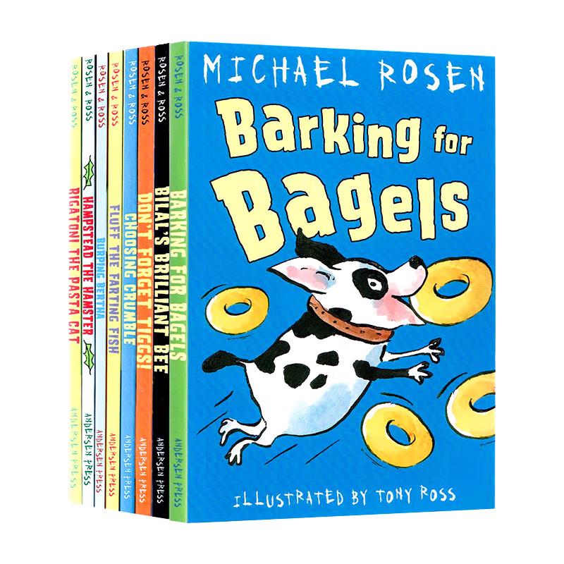 Award-Winning Michael Rosen Funny Stories 8-Book Set