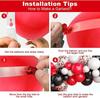 Red Black And White Balloon Garland Vaulted Birthday Party Balloon Baby Shower Bridal Wedding Circus Decoration