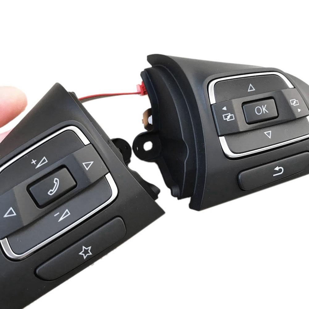 NEW-Car Side MFD Steering Wheel Buttons Switch For Golf MK6 Tiguan Jetta MK6 EOS 5C0959537A/5C0959538B