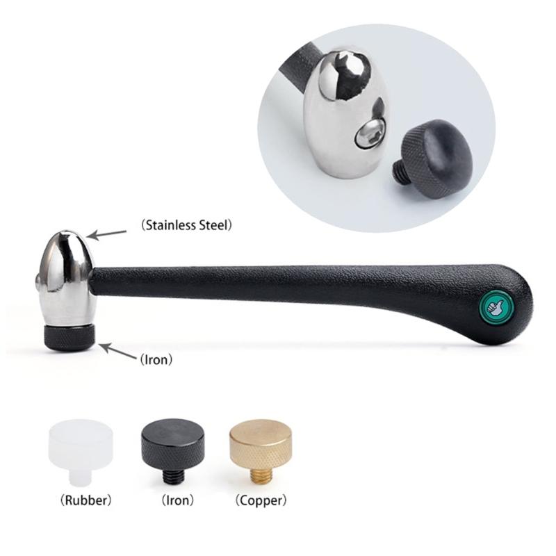 Stainless Steel Hammer for Jewelry and Metalworking Projects Goldsmiths Supplies Practical Rusts resistant Hammer