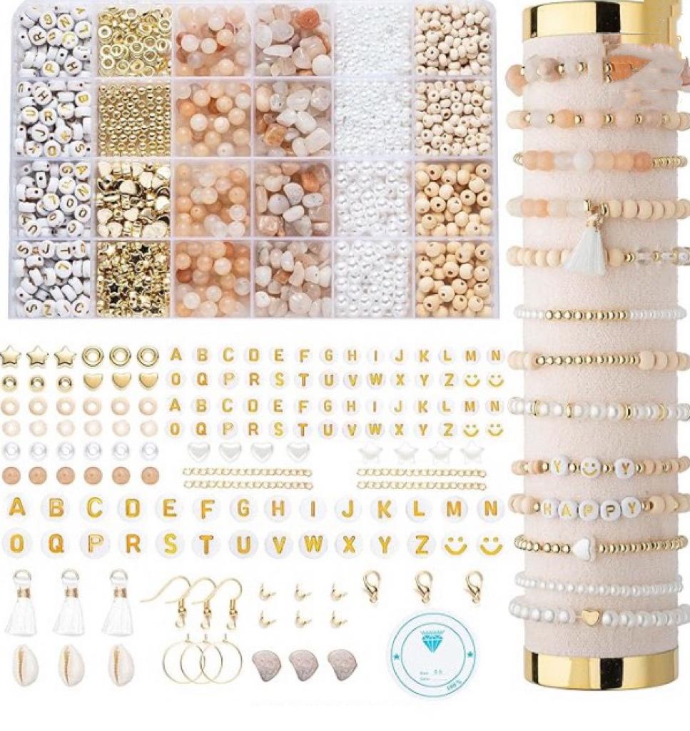 Amazonite Jewelry DIY Set: Fashion Beads for Bracelets & Necklaces