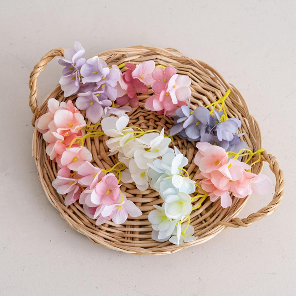 Artificial Hydrangea Flower Heads for Home & Wedding Decoration