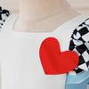 Alice In Wonderland Blue Maid Heart Princess Dress Halloween Costume for Girls