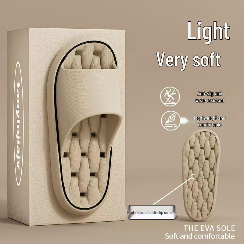 Summer 2025 Leakproof Non-slip Quick-drying Odorless Cool Slippers for Indoor Shower - Unisex.