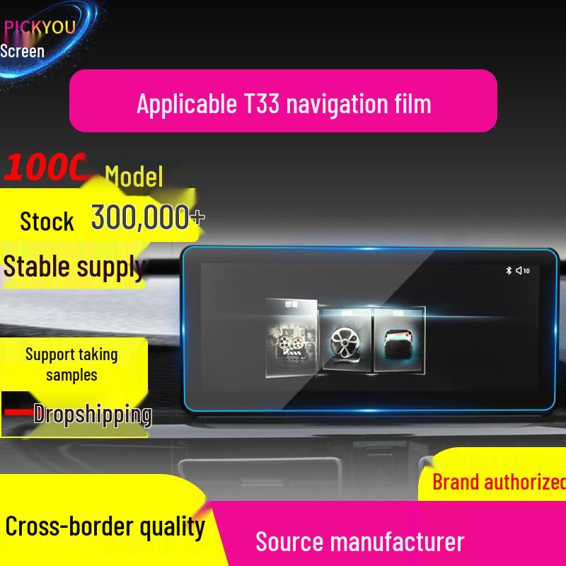 Bestune Navigation Tempered Film: Suitable for 25 X40, X80, T33, T90 Models
