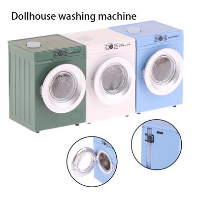 1:12 Dollhouse Miniature Furniture Items Mini Washing Machine Miniature Appliance Model Decoration Accessories