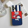 Fujiya Milky Peko-Chan Phone Case Black Silicone Soft Shell For IPhone 17 16 15 14 13 12 11 Air Pro Max Plus Hot Sale