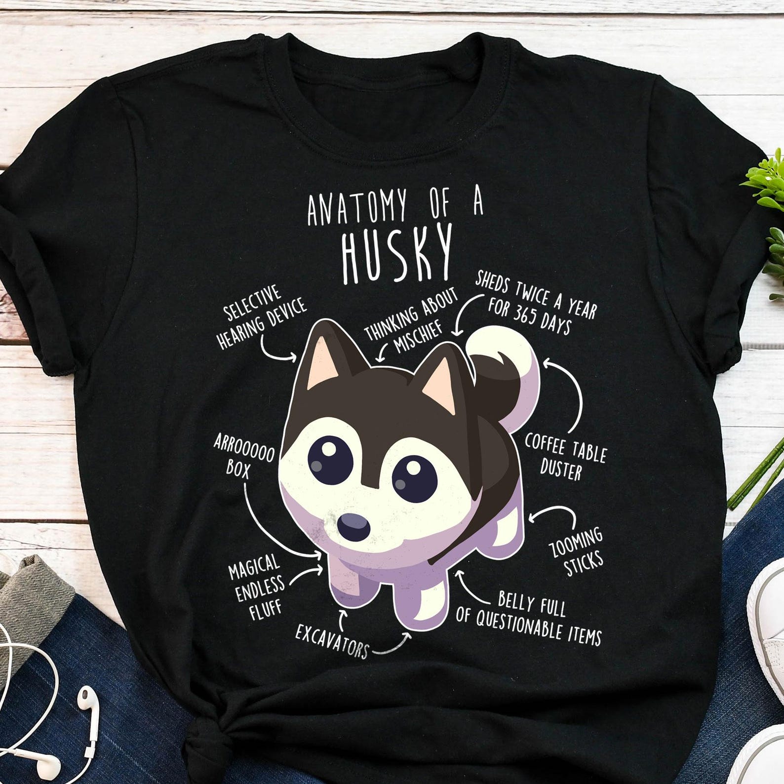 Black and White Husky Shirt,  , Pet Dog Lover Gift, Cute Siberian Husky T-shirt, Funny Husky Lover Tshirt, Furry Fandom, Mom, Dad 100