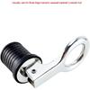 Snap-Handle Drain Plug – 316 Stainless Steel & Brass, Fits 3/4" 1" 1-1/4" Holes, Cam-Lock Marine Boat Drain Plug