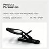 Multifunctional Antisplash LED Nail Clippers Magnifier Non-Slip Handle Nail Cutter for Kids Elderly Daily Grooming