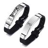 Anime Berserk Symbol Stainless Steel Bracelet Sword Adjustable Wristband Jewelry
