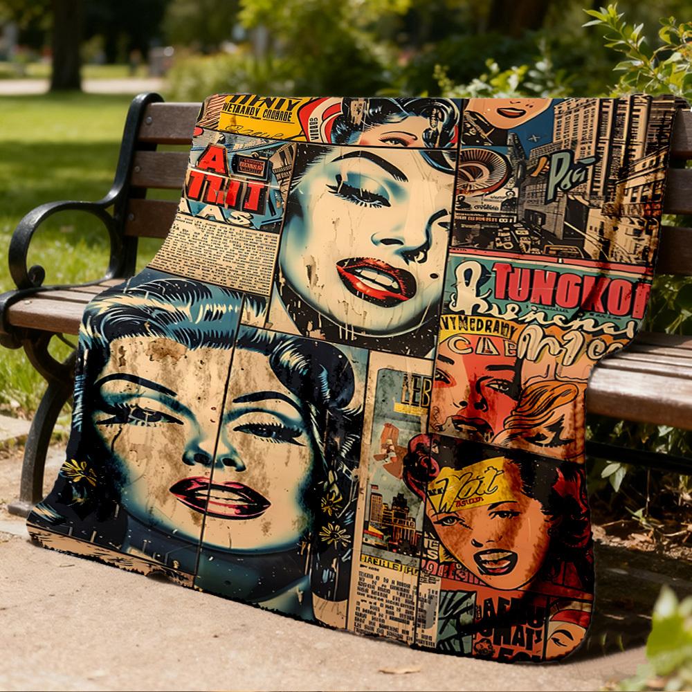 1pc K Pop, Cortis Outdoor Personalized Flannel Blanket, Soft, Lightweight Personalized Flannel Blanket, Digital Printing,