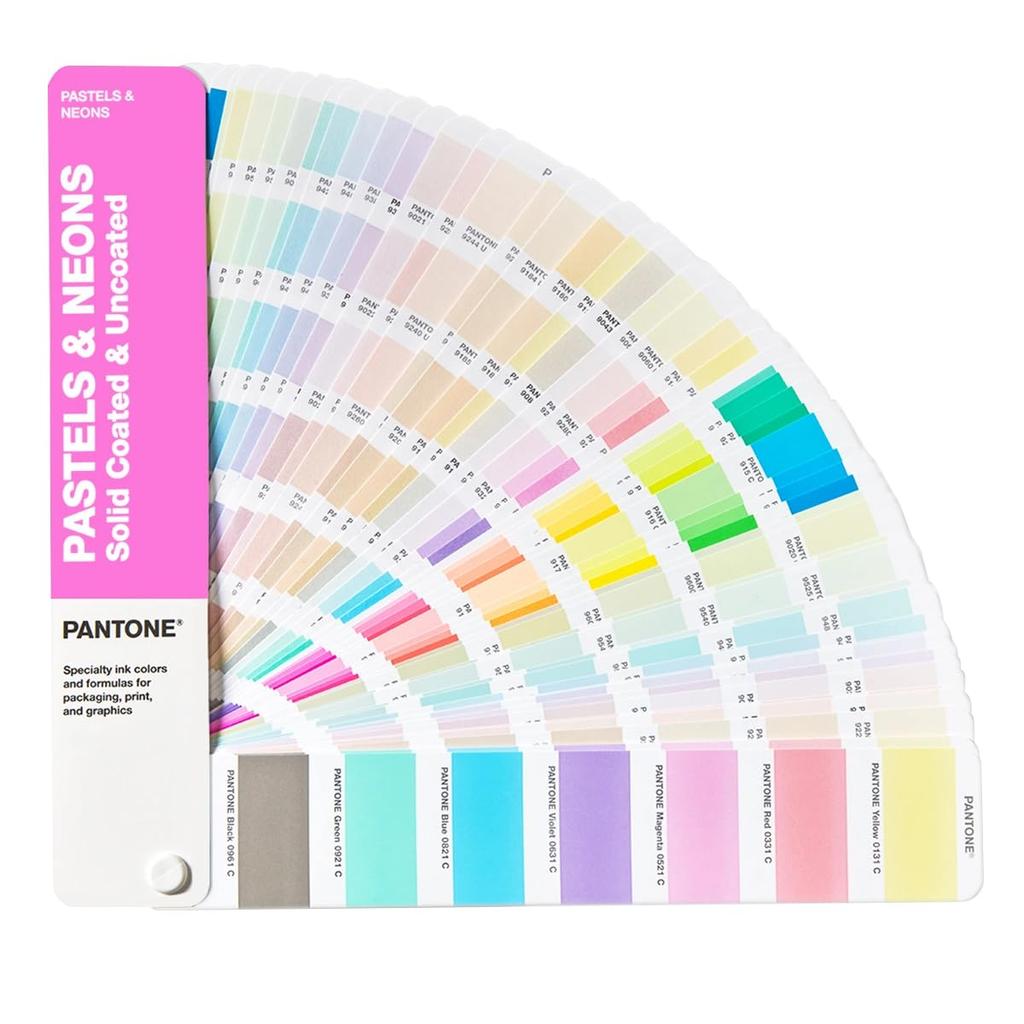 PANTONE Color Sample Pastel Neon Guide High Quality GG1504C Genuine & (Coated Paper, Paper) [Japanese Product]