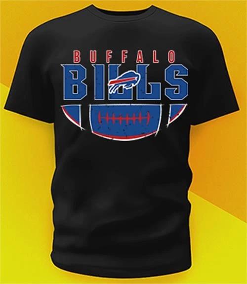 Buffalo Bills Ball distressed Shirt Sizes From Youth To Adult 6XL S