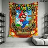 Race Mario Kart Wall Hanging Printed Fabric Blanket Decorative Tapestries for Bedroom Living Room Home Decor