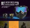 Retro Motorcycle Mask Goggles for Men and Women - Ideal for Off-Road Riding and Skiing
