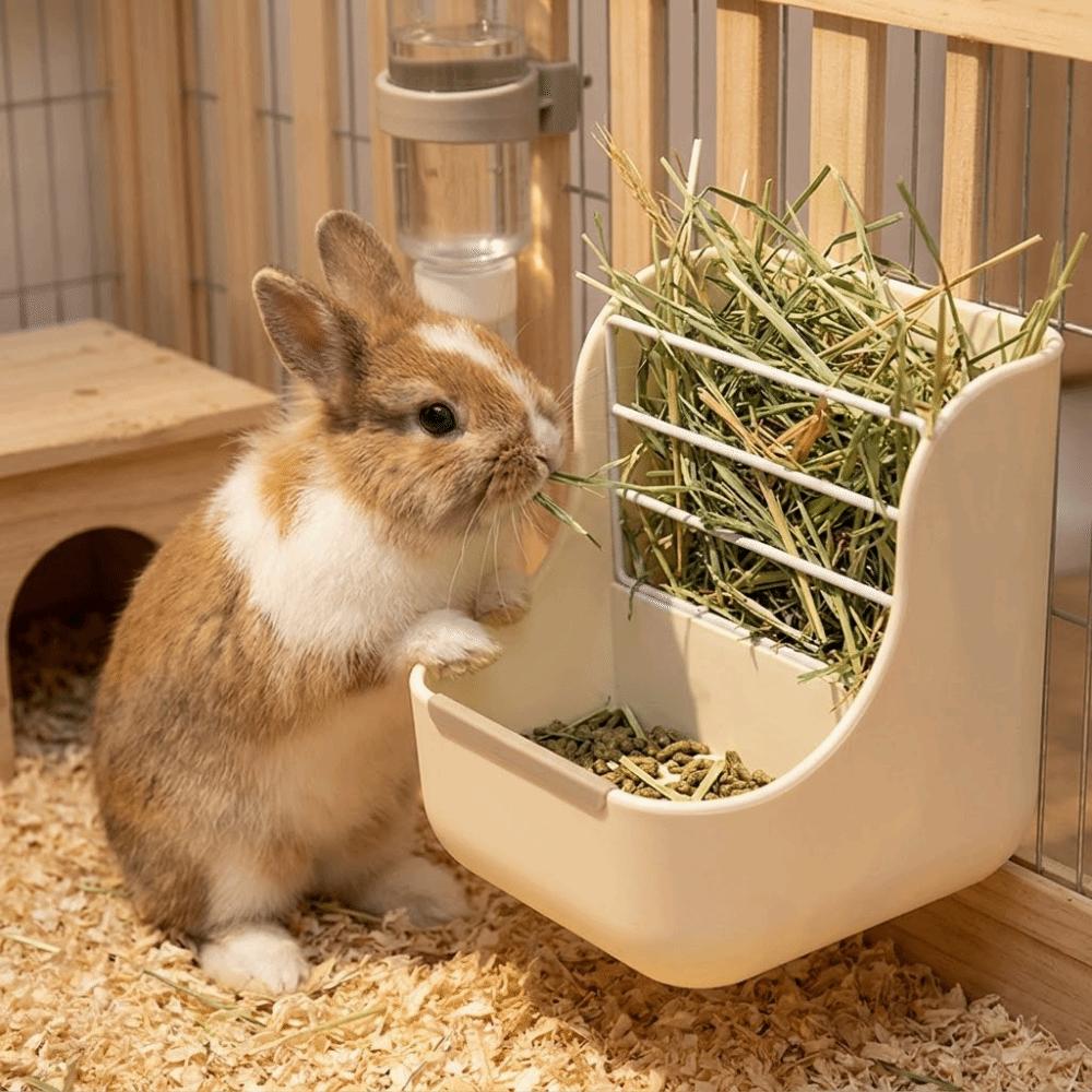 Fixed Grass Rack Hay Feeder Indoor Use Small Animal Feeder Rabbit Hay Rack Small Animals