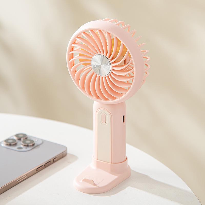 

Portable USB Rechargeable Handheld Fan - Compact, Multifunctional Summer Gift Premium