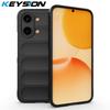 KEYSION Heavy Duty Shockproof Matte Phone Case for Xiaomi POCO X8 Pro Max Anti-skid Soft Silicone Phone Cover for POCO X8 Pro