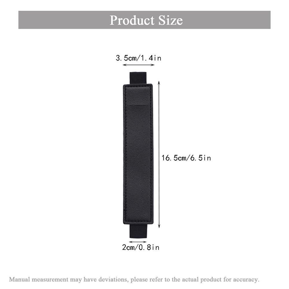 1pc PU Leather Elastic Notebook Band Holders Adjustable Pen Sleeve Pencil Pouch Holder Strap for Notebook Binder