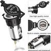 Xiaomi 120W 12V/250W 24V Small Dustproof ABS 2 Pin Cigarette Lighter for Car Boat Marine Motorcycle for Motorcycles Boats Tractor Truck