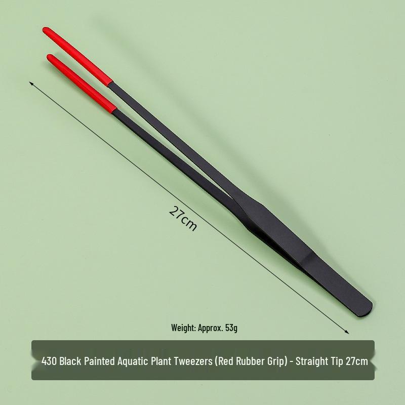 Popular Stainless Steel Tweezers with Silicone Tips for Reptile Feeding and Aquatic Plant Care