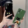 Cute Coffee Cat Matte TPU Mobile Phone Case for VIVO V60 V50 V40 V30 V29 V27 V25 V23 Pro Lite 5G Colorful Printing Cover