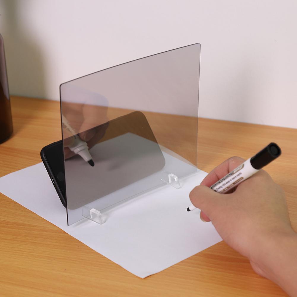 LED Light Stencil, Box Tracing Drawing Board Sketch   f1000 radio Mirror Reflection Phone Dimming