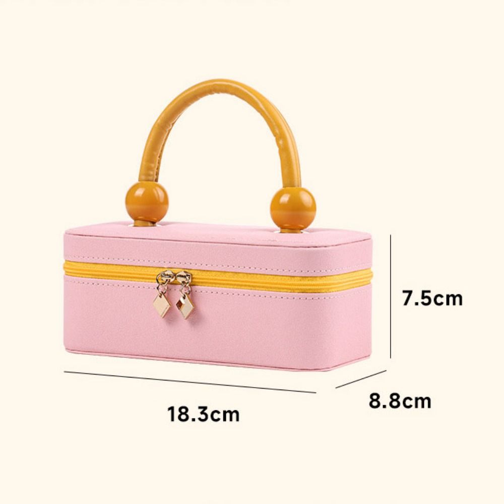 with Cover Jewelry Storage Case Large Capacity Necklace Storage Box Creative Jewelry Box Woman