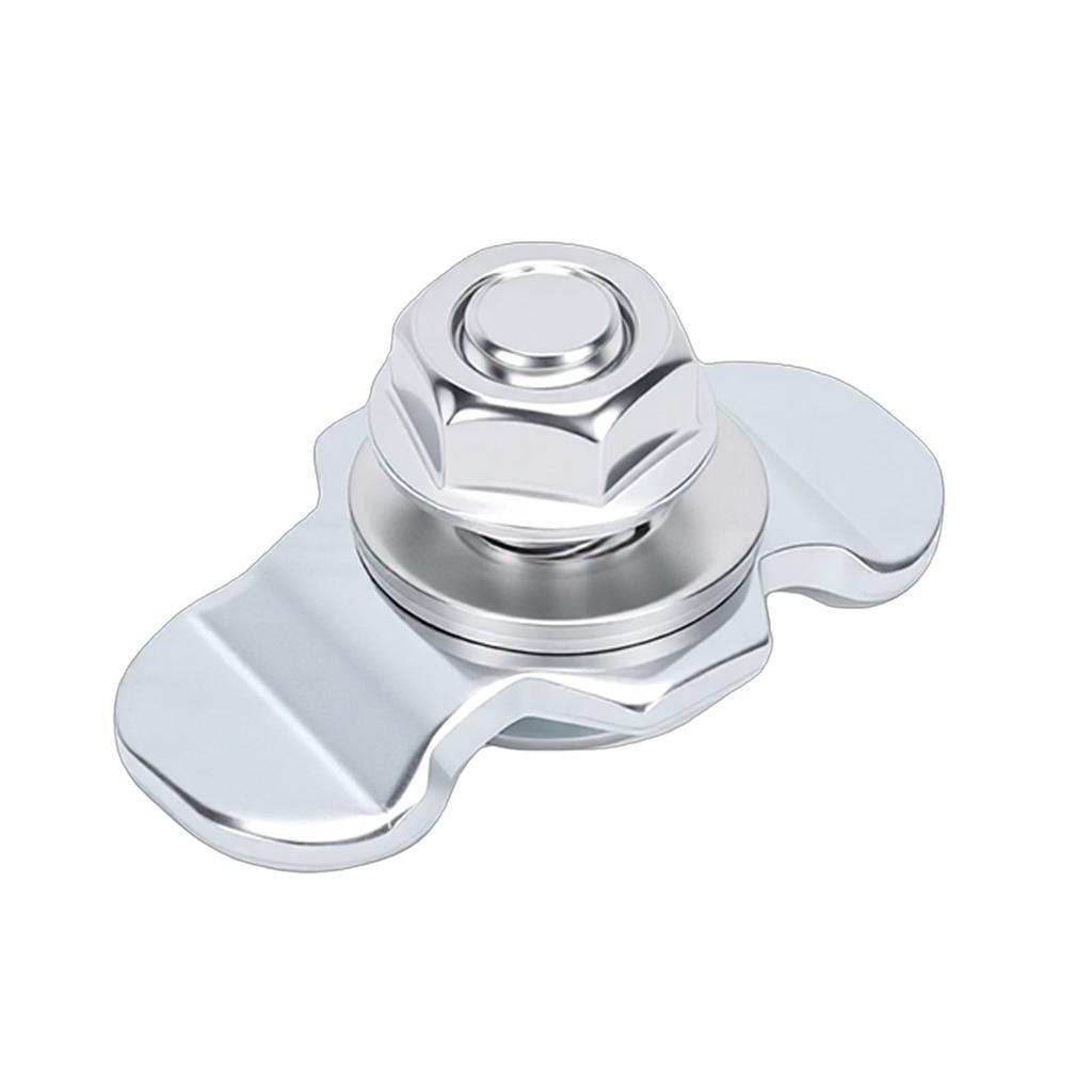 8PCS L Track Threaded Stud Fittings M8x20 6000lb Load Capacity Double Lug Threaded Stud Nuts Silver