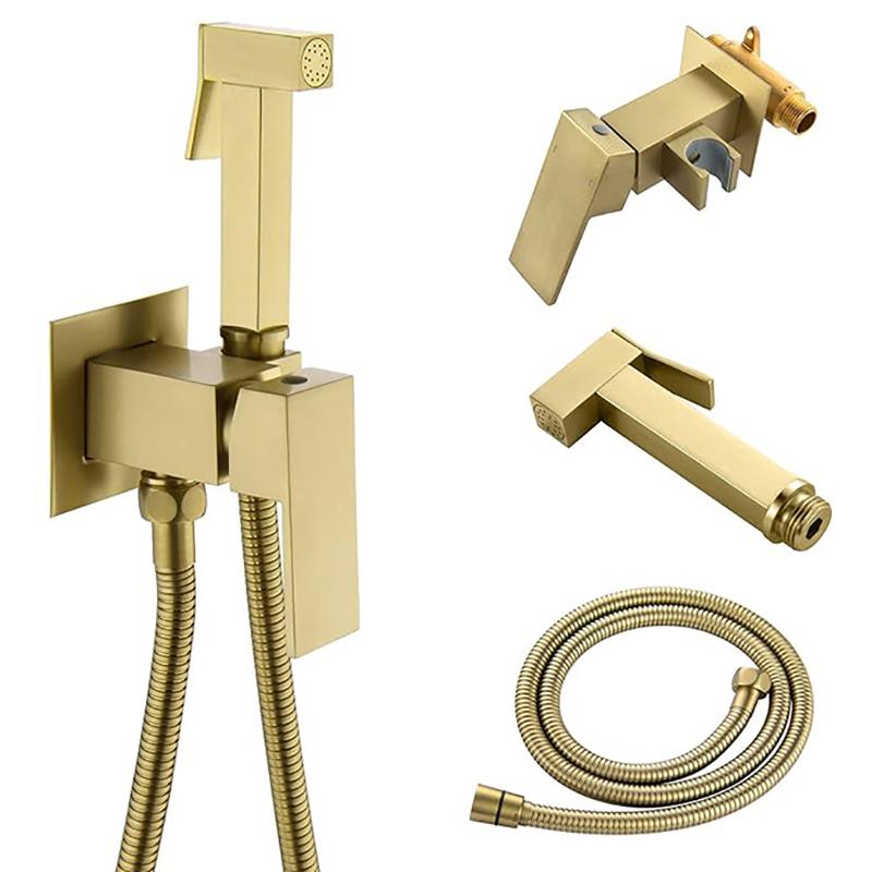 

ALENARTWATER Смеситель для биде для ванной комнаты черный душевой смеситель холодной и горячей воды кран лейка для душа смесители для туалета золотой