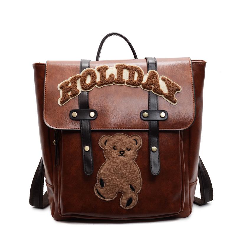 Vintage Backpack Commuter Backpack Student School Bag