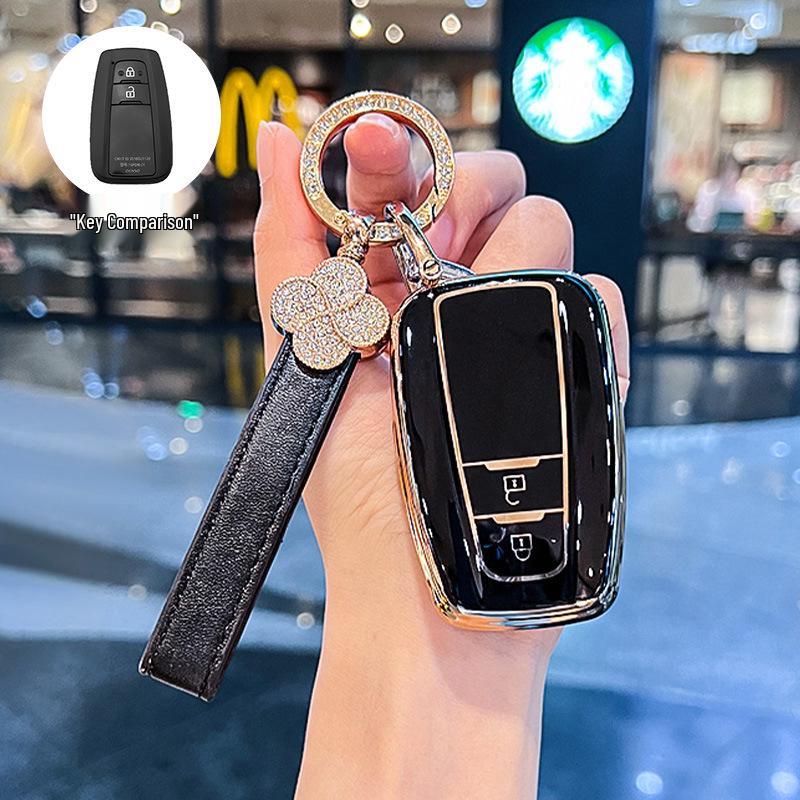 Toyota Key Case for Camry, RAV4, Wildlander, Levin, Crown, Lu Fang - Suitable Keychain Bag for Men and Women.