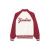 New MLB SS24 New York Yankees Baseball Jacket Unisex Burgundy 3AJPV1641-50WIS
