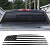 Black Rear Window N Flag Trim Sticker Decals For Toyota 2007- Tundra