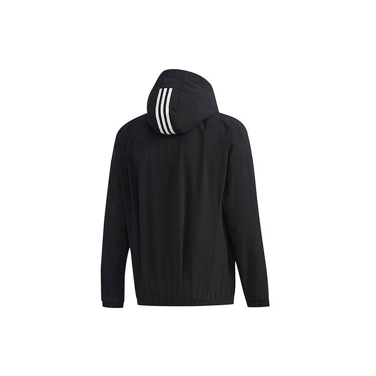 Adidas Jackets Men's Black Hooded Moderate Other FM5397
