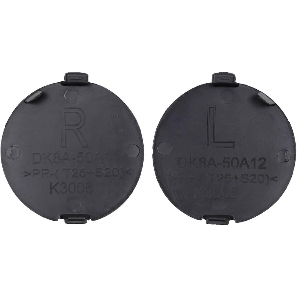 ApplianPar Front Left and Right Side Bumper Towing Tow Hook Eye Cover Cap for Mazda CX-3 2014-2023