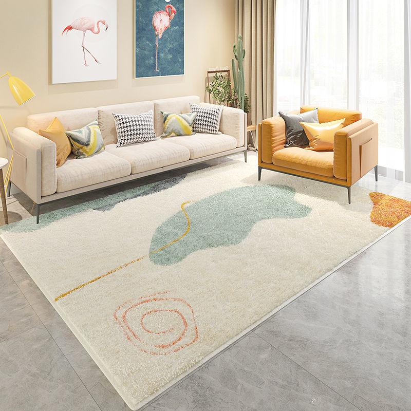 Imitation Cashmere Cream Style Living Room Sofa Coffee Table Rug Winter Thick Bedside Blanket Bedroom Floor Mat