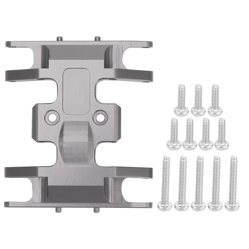 RC Grbox Mount Aluminum Alloy Box Chassis Base Plate Holder for SCX24 90081 1/24 RC Car