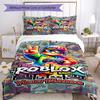 Roblox 270 Personaliza tu nombre Juego de Ropa de Cama Transpirable Funda Nórdica con Fundas de Almohada Decoración del Hogar Regalo de Cumpleaños