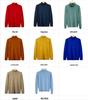 Men's Loose Plus Size High Neck Knit Sweater - Solid Color, Long Sleeve, Spring/Autumn/Winter
