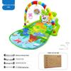 Baby Fitness Rack Musik-Spielmatte mit Klavier- und Trommelfunktionen