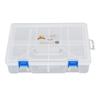 Component Storage Box Transparent Plastic Detachable Accessory Container for Earring Chip