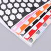2Pcs Creative Trendy Taillight Stickers Car Rear Light DIY Decorative Sticker Universal Auto Honeycomb Sticker Decor Accessories