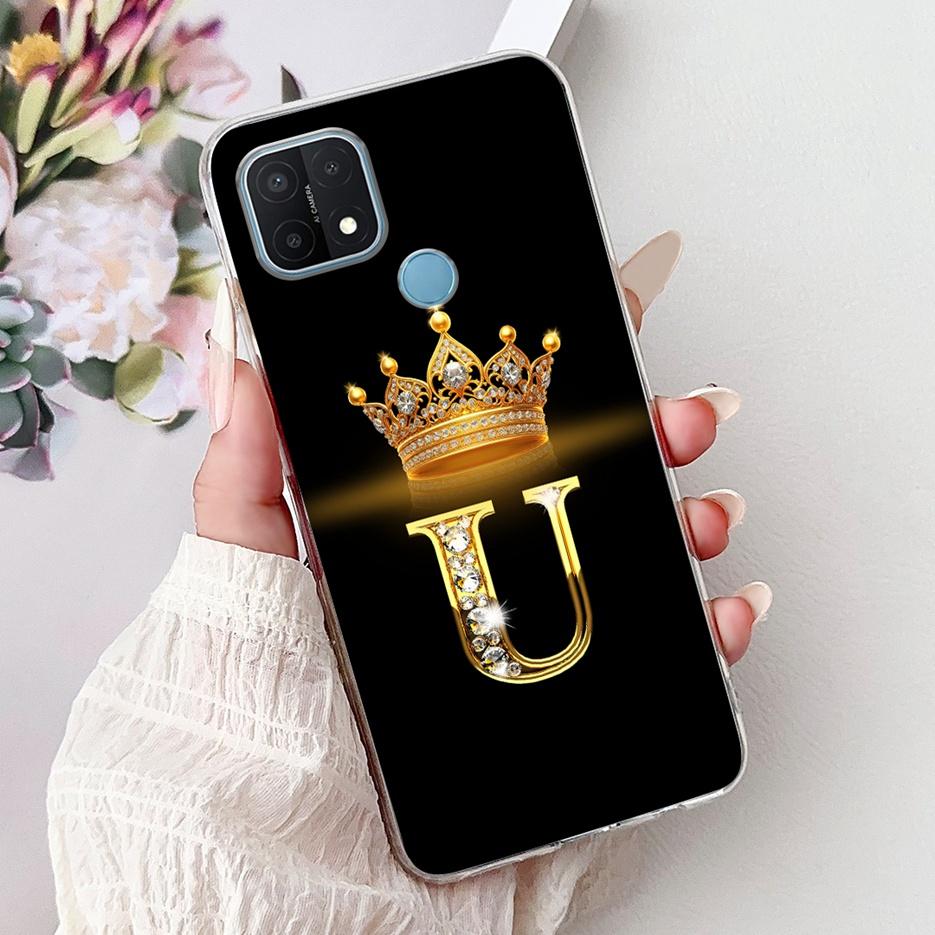 For Oppo A15 Case CPH2185 Stylish Letters Cover Clear Silicone Phone Case For Oppo A15s A 15 OppoA15 OppoA15s Soft Fundas Bumper