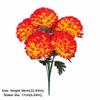 Multicolor Chrysanthemum Artificial Flower 7 Heads Decorative Flower Faux Floral  Event Supplies